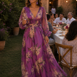 Rosalia - Elegantna maxi haljina sa cvetnim uzorkom