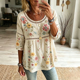 Vintage Bluza S Cvjetnim Uzorkom