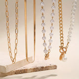 Set ogrlica s modernim biserima