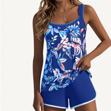 Flora | Cvjetni tankini s glatkim šortsem