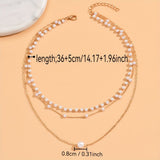 Trinity Pearl Layer set ogrlica