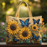 Bolso Artesanal - Suncokreti i Plave Lepotice