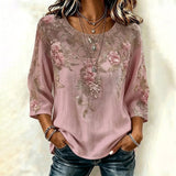 Vintage Bluza S Cvjetnim Uzorkom
