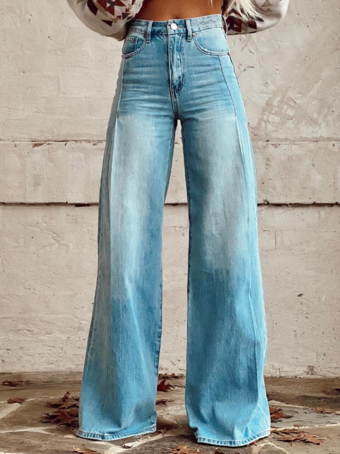 Lucia - Elegantne Široke Pantalone