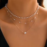Trinity Pearl Layer set ogrlica
