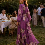 Rosalia - Elegantna maxi haljina sa cvetnim uzorkom