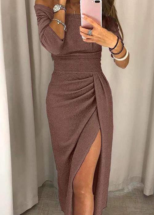 Natália - Chic haljina sa otkrivenim ramenima