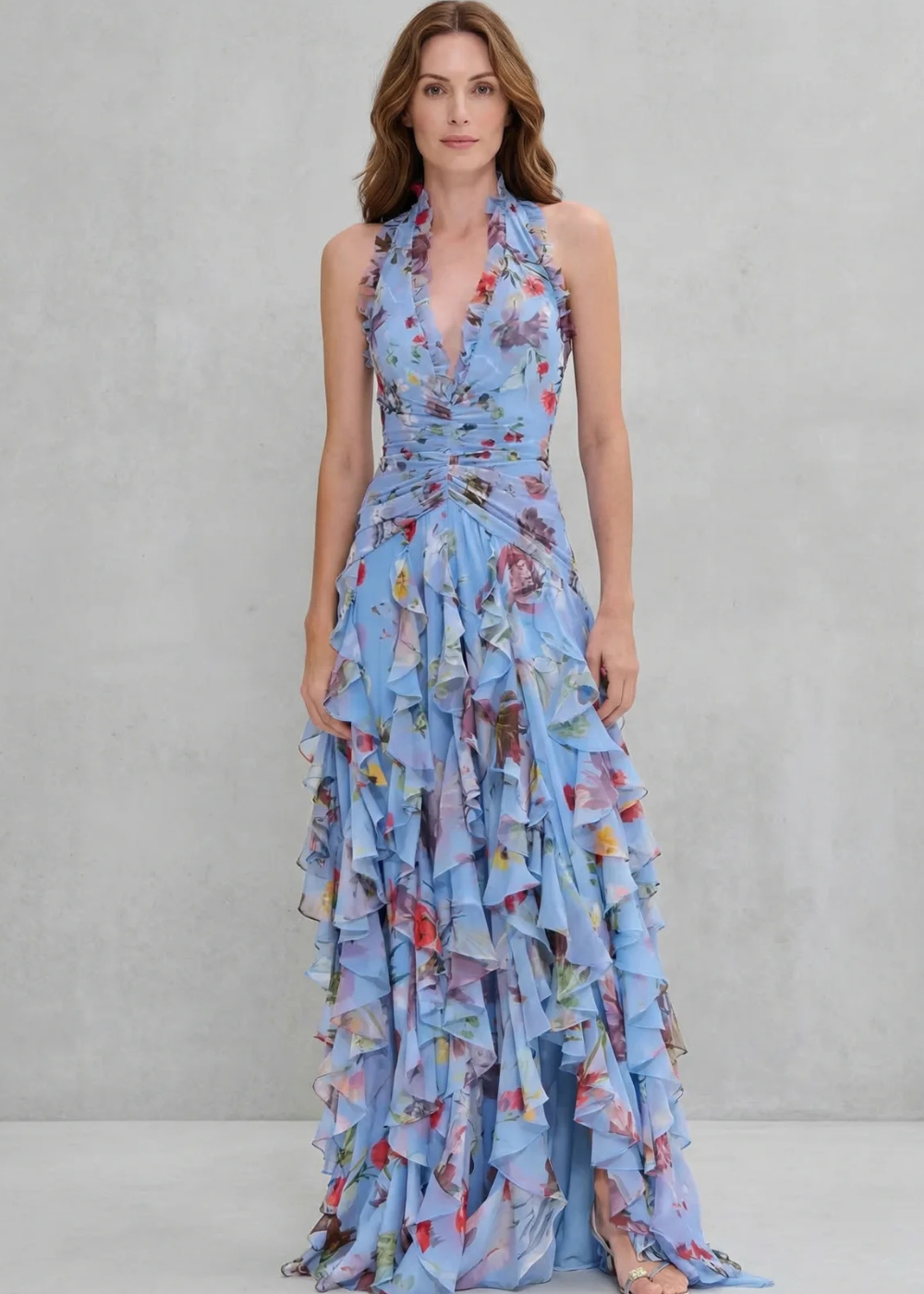 Belladina - Halter maxi haljina