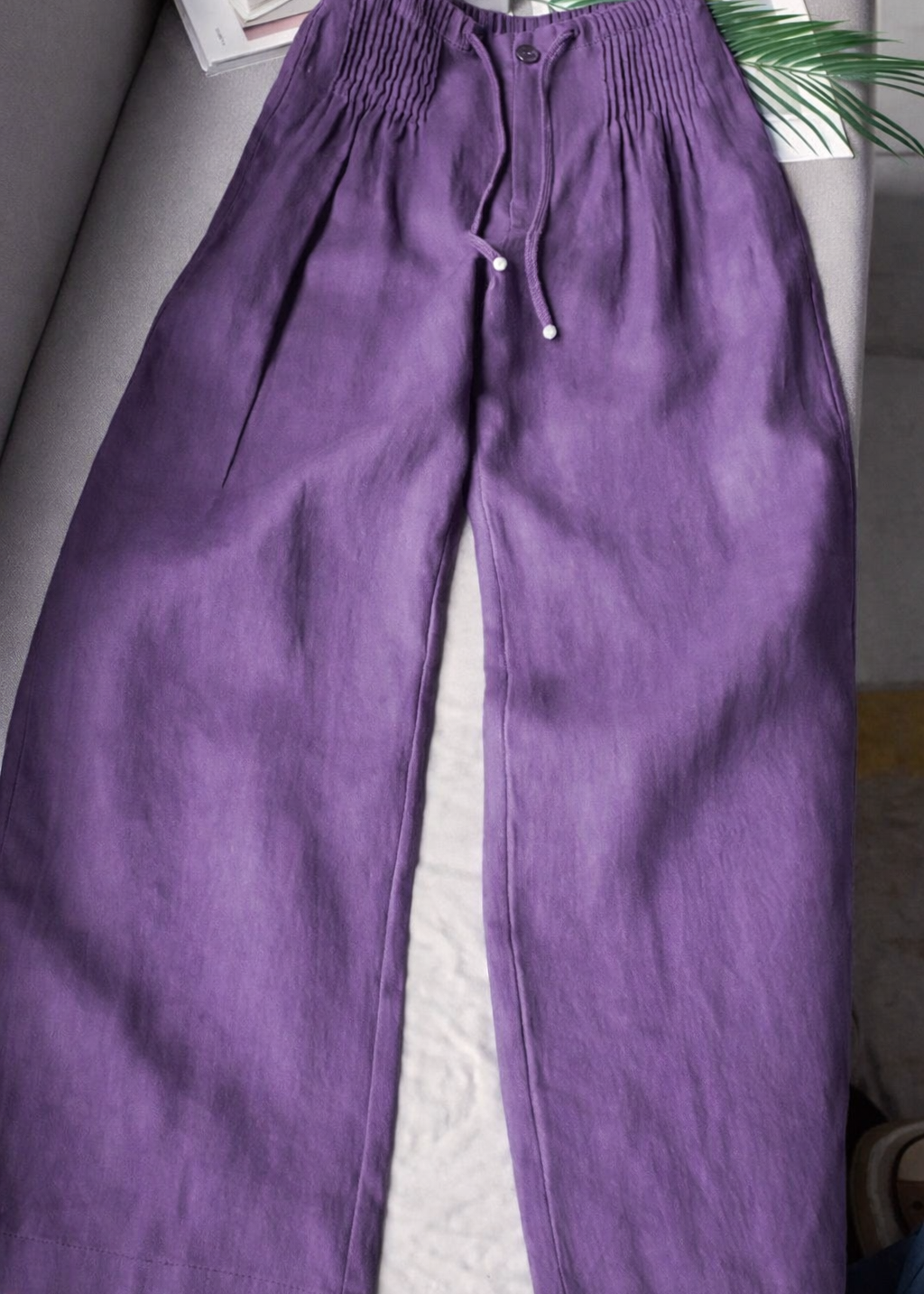 Zofia | Široke pantalone od laganog pamuka