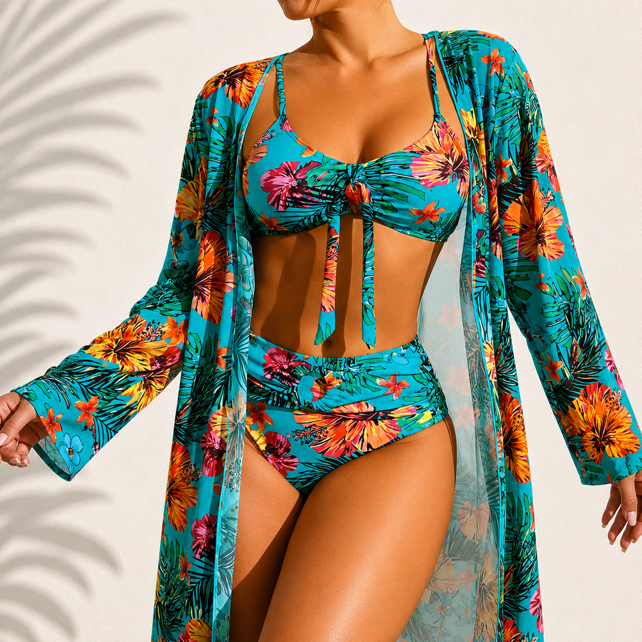 Delacroix | Set Bikinija i Kimona Tropical
