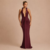 Haljina Helena™ - Tečna Elegancija s Otvorenim Dekolteom