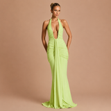 Haljina Helena™ - Tečna Elegancija s Otvorenim Dekolteom