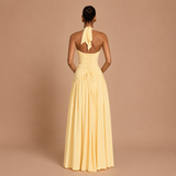 Haljina Kristina™ - Fluidna Elegancija s Halter Izrezom