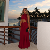 Raquel - Duga haljina sirena s otvorenim strukom i impresivnom suknjom