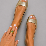 Adelina™ | Zlatne Sandale Comfort Chic
