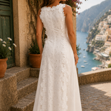 Della | Elegantna Maxi Haljina S Vezenjem