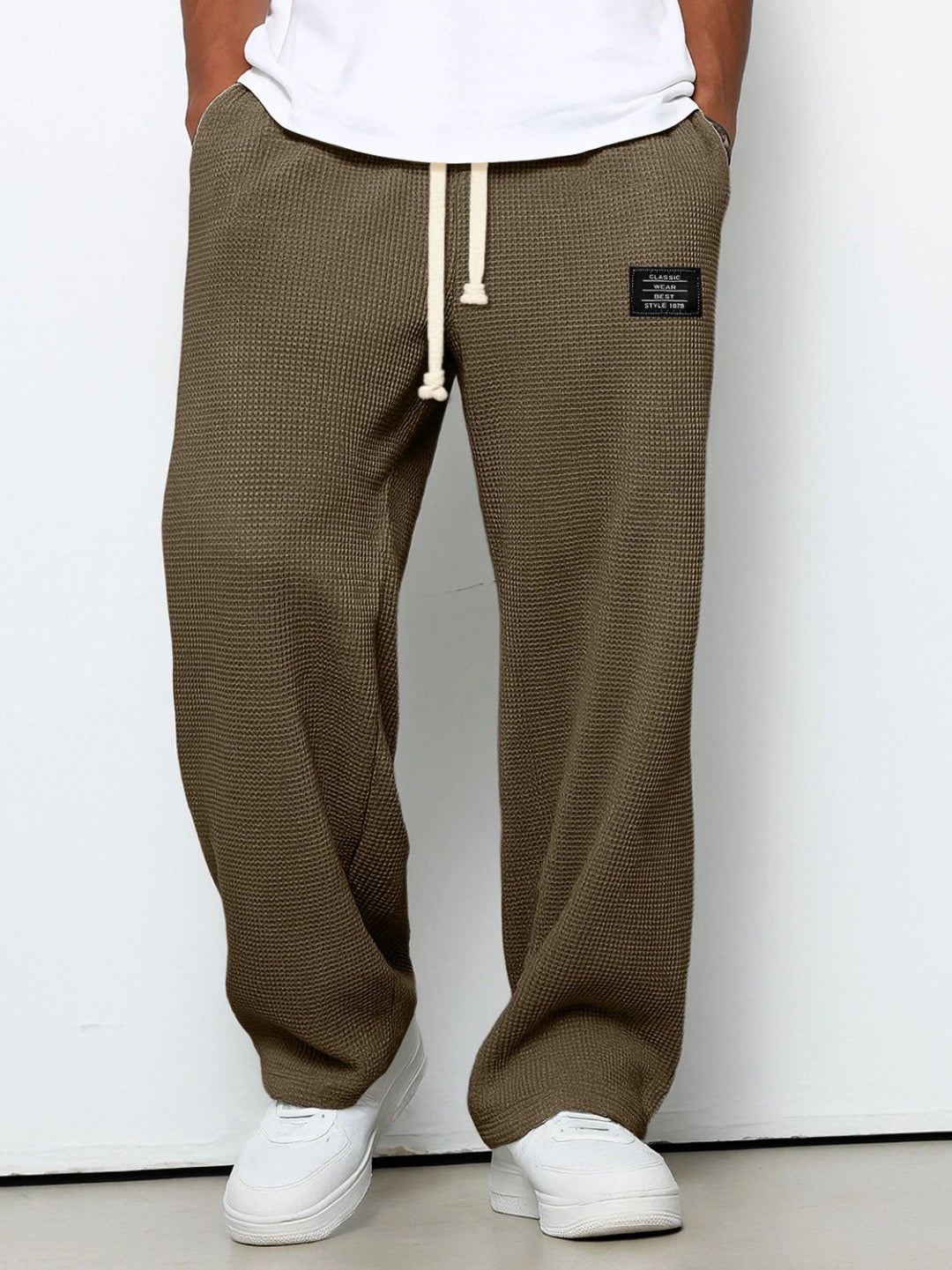 Gerald - Široke pantalone s podesivim strukom