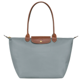 Longchamp - Velika Le Pliage torba, čelična