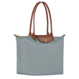 Longchamp - Velika Le Pliage torba, čelična