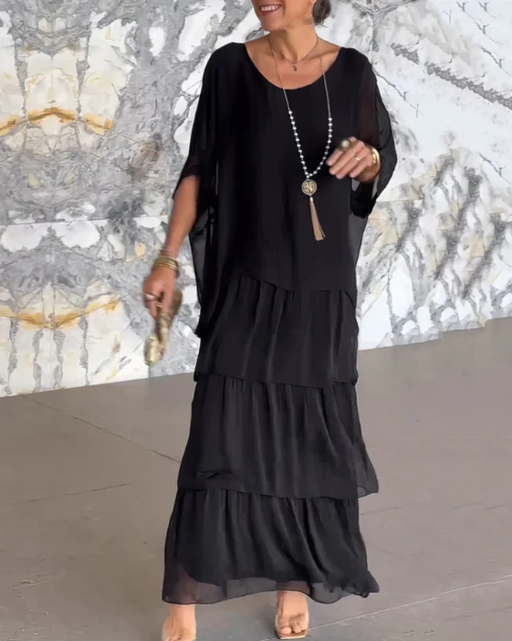 Lucille - Elegantna lepršava maxi haljina