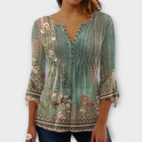 Juliane – Bluza sa V izrezom i rukavima