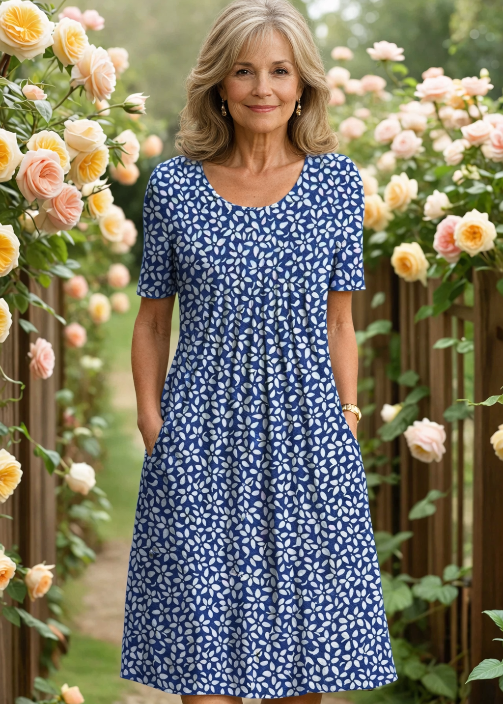 Marianne - Elegantna ljetna cvjetna haljina