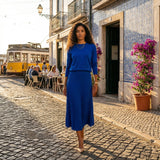 Filipa - Set od pletiva i plisirane suknje