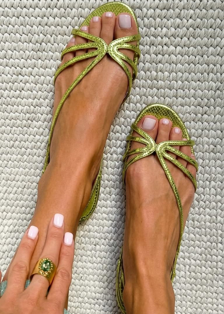 Camille™ | Zlatne Sandale, Ljetna Elegancija