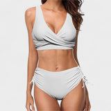 Helena - Bikinij s visokom strukom i preklopnim topom