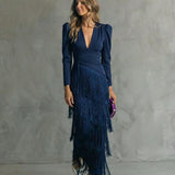Chiara | Elegantna Haljina s Resicama