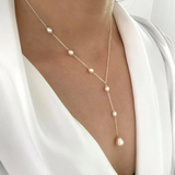 Collana Lariat s Kaskadnim Perlama