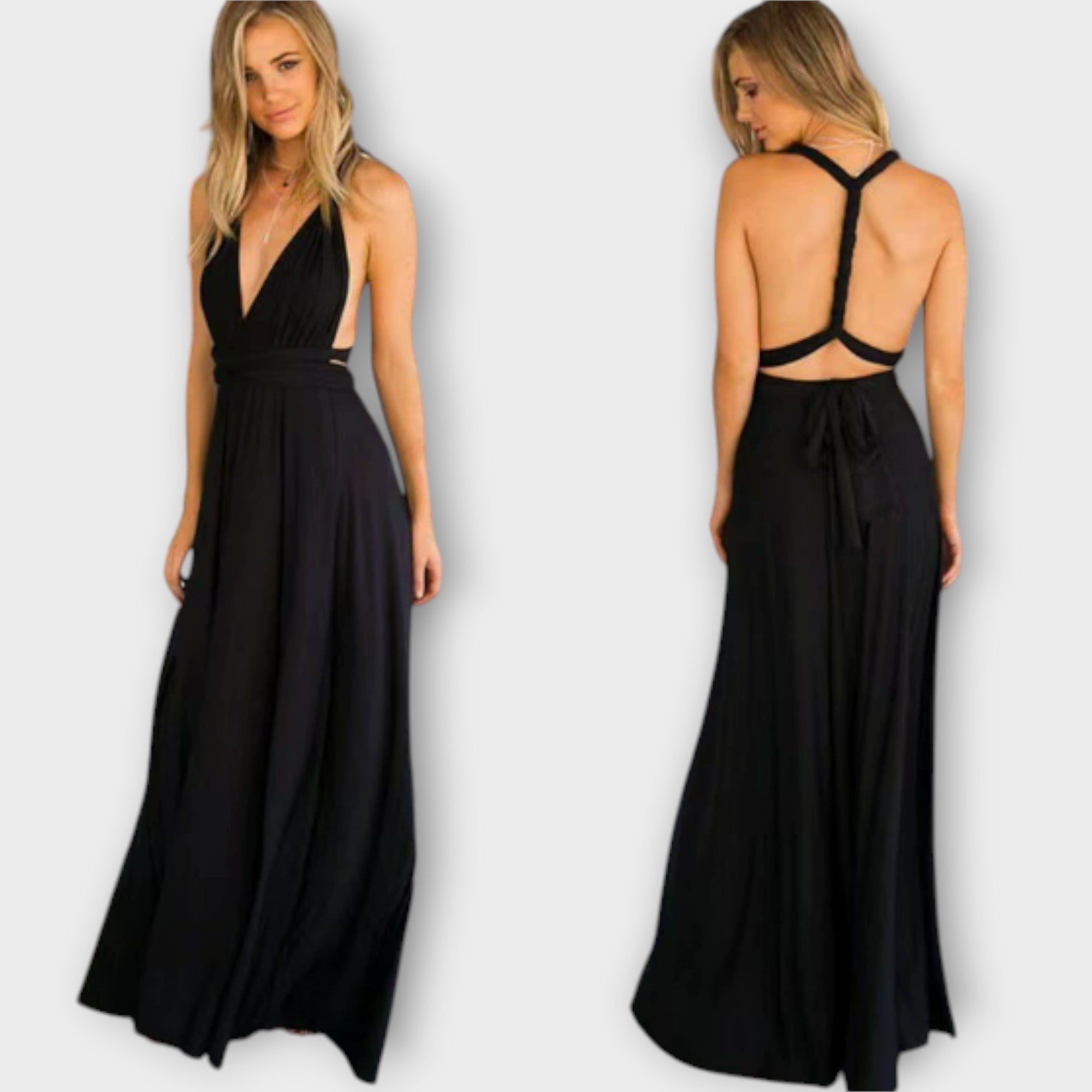 Zara - Maxi Haljina sa Uvlačenjem