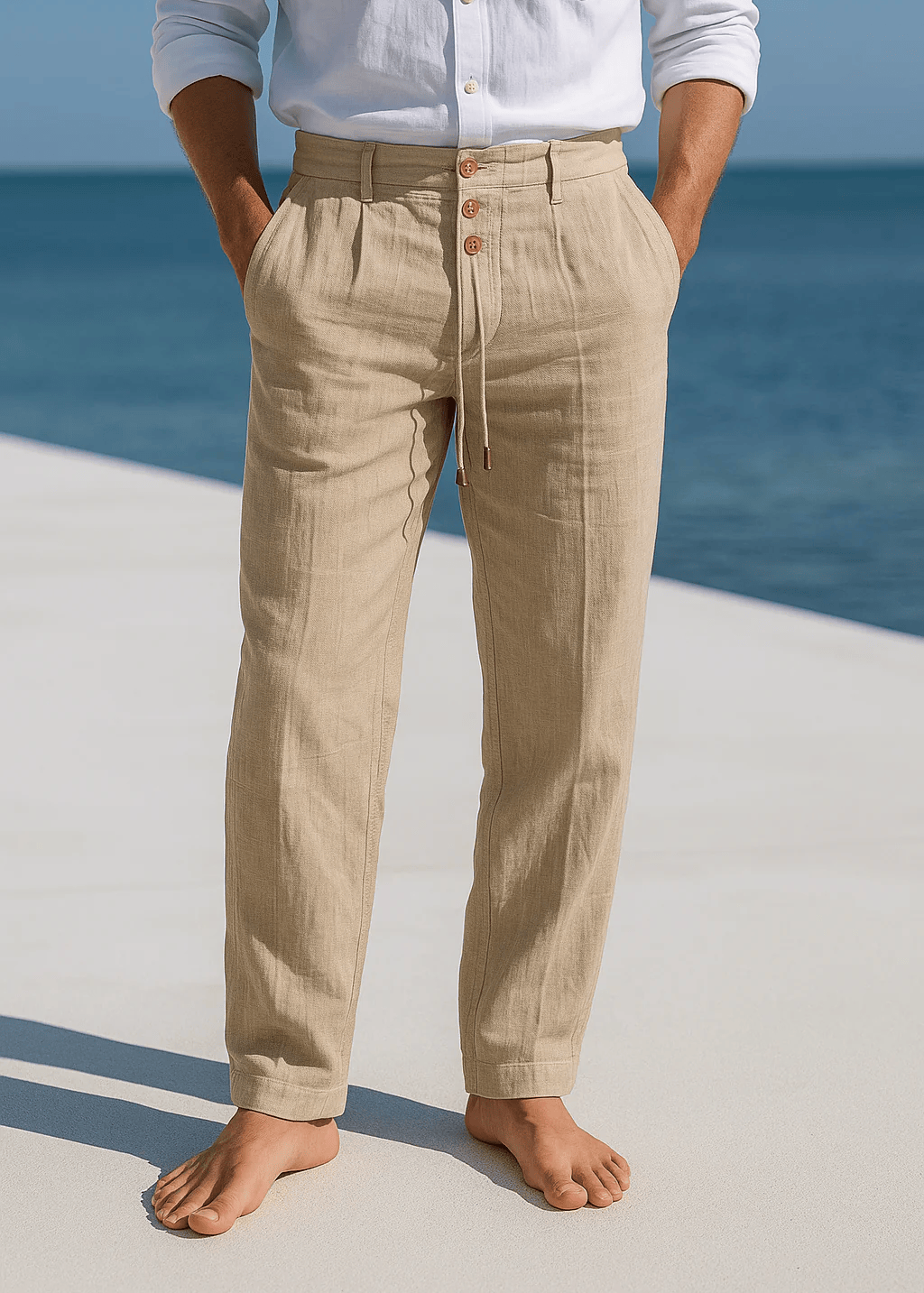 Gérard - Klasične lanene pantalone