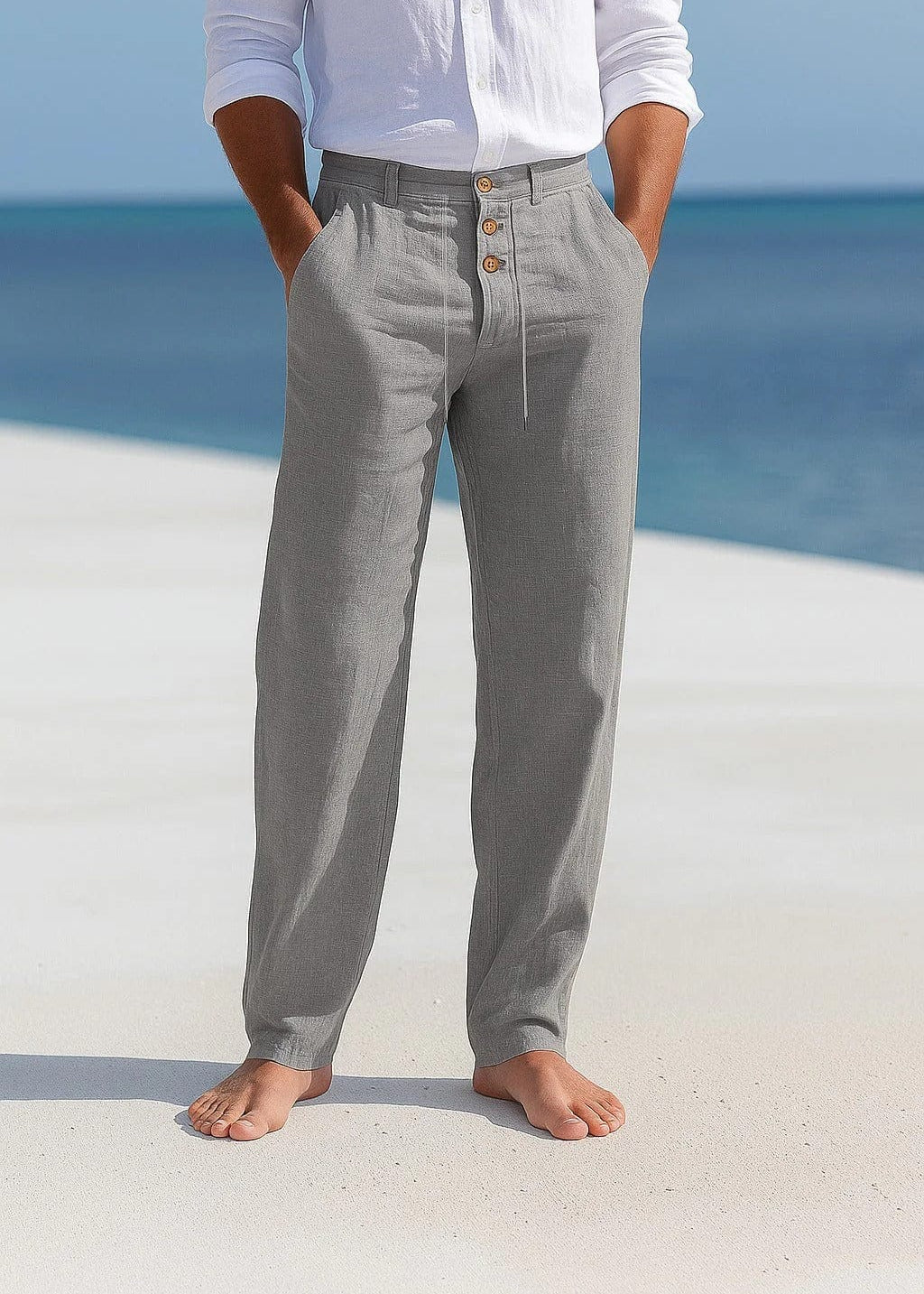Gérard - Klasične lanene pantalone