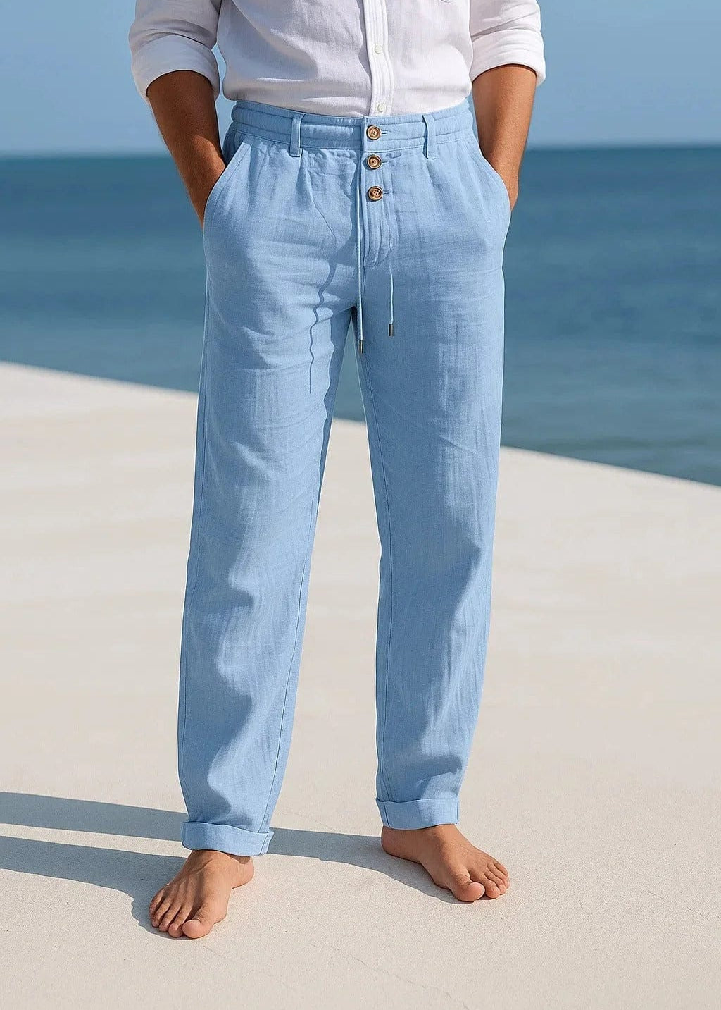 Gérard - Klasične lanene pantalone