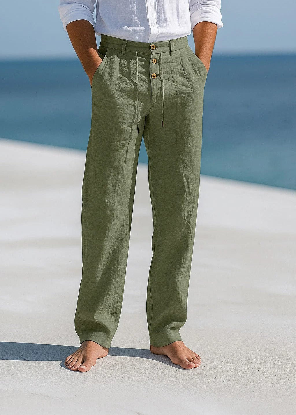 Gérard - Klasične lanene pantalone