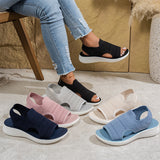 Anne™ | Sandale s platformom, od prozračnog materijala za dame