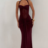 Haljina Vasiliki™ - Zanosna Elegancija s Drape Efektom