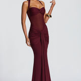 Haljina Vasiliki™ - Zanosna Elegancija s Drape Efektom