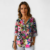 Arlene – Bluza sa Cvjetnim Dizajnom