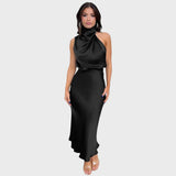 Benthe | Midi Haljina sa Off-the-Shoulder Dizajnom