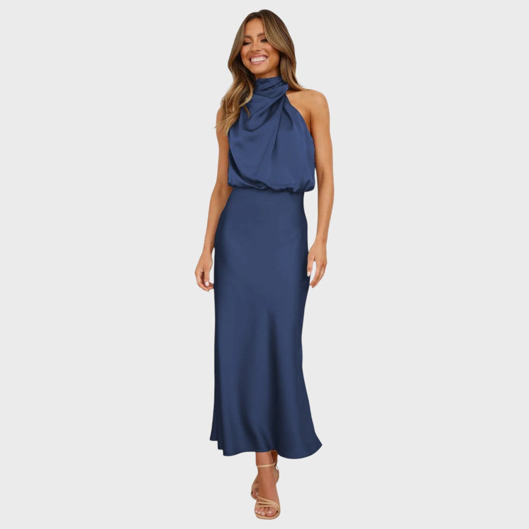 Benthe | Midi Haljina sa Off-the-Shoulder Dizajnom