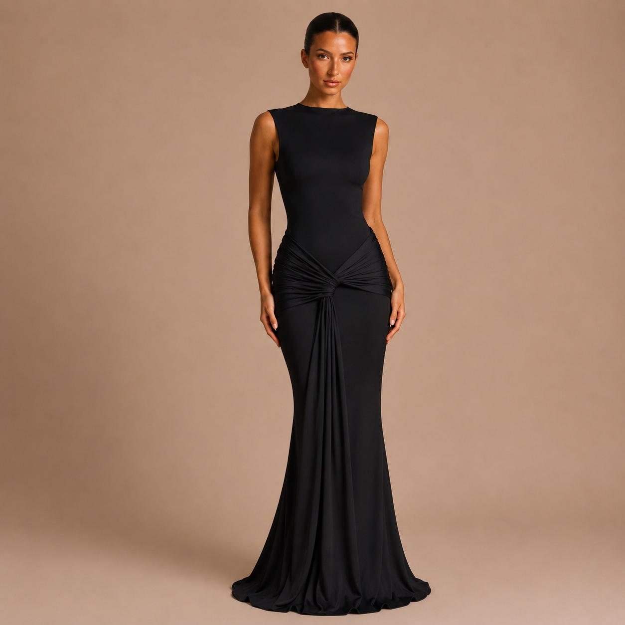 Haljina Aleksandra™ - Elegantna silueta s kiparskim drapiranjem